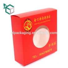 High quality Pantone color printing experienced manufacture logo printing folding simple donut box